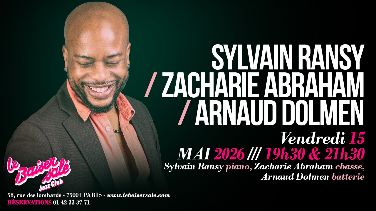 Sylvain Ransy Trio – Fingerprint, concert de sortie d'album